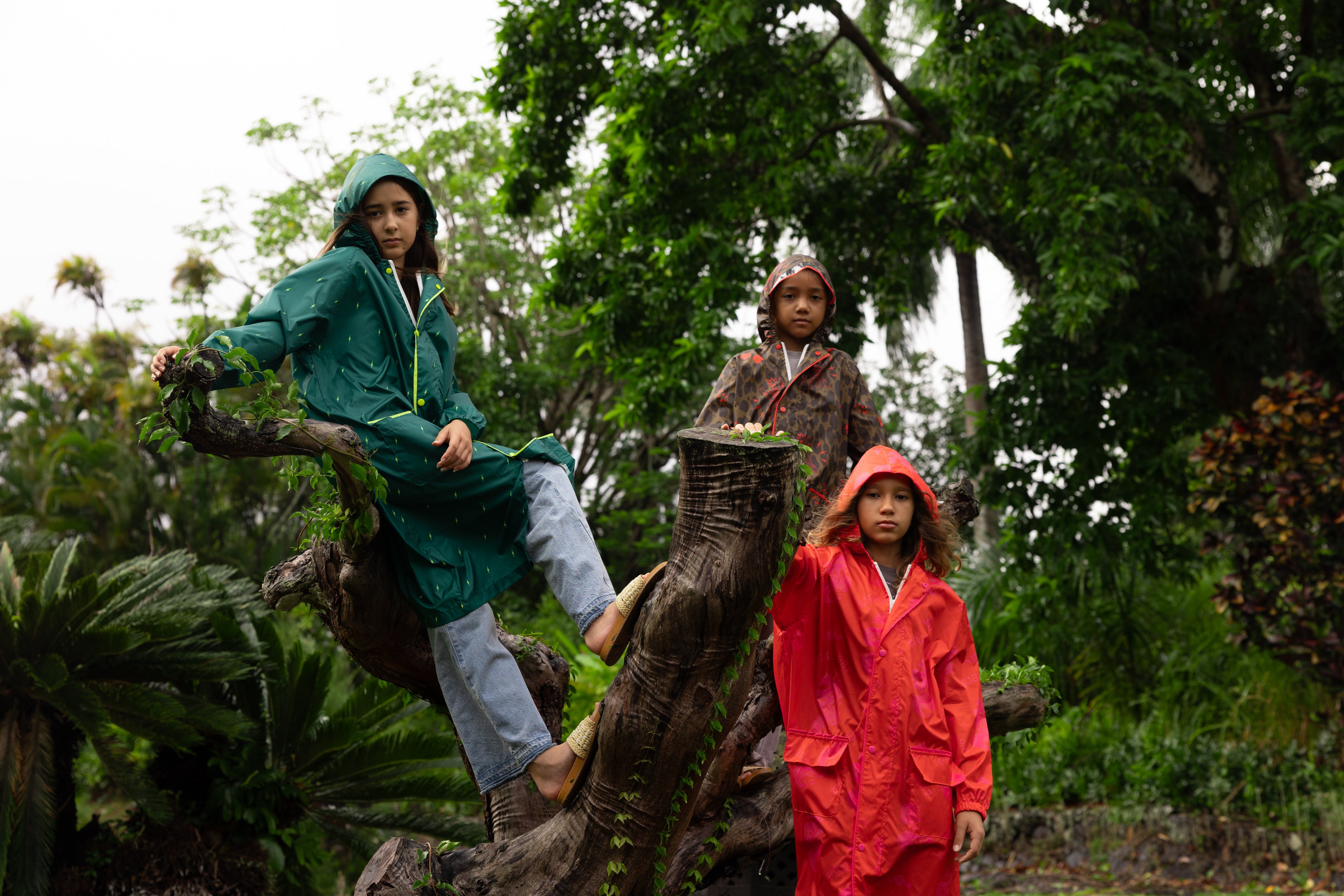 Packable Rain Jacket - Red Fox