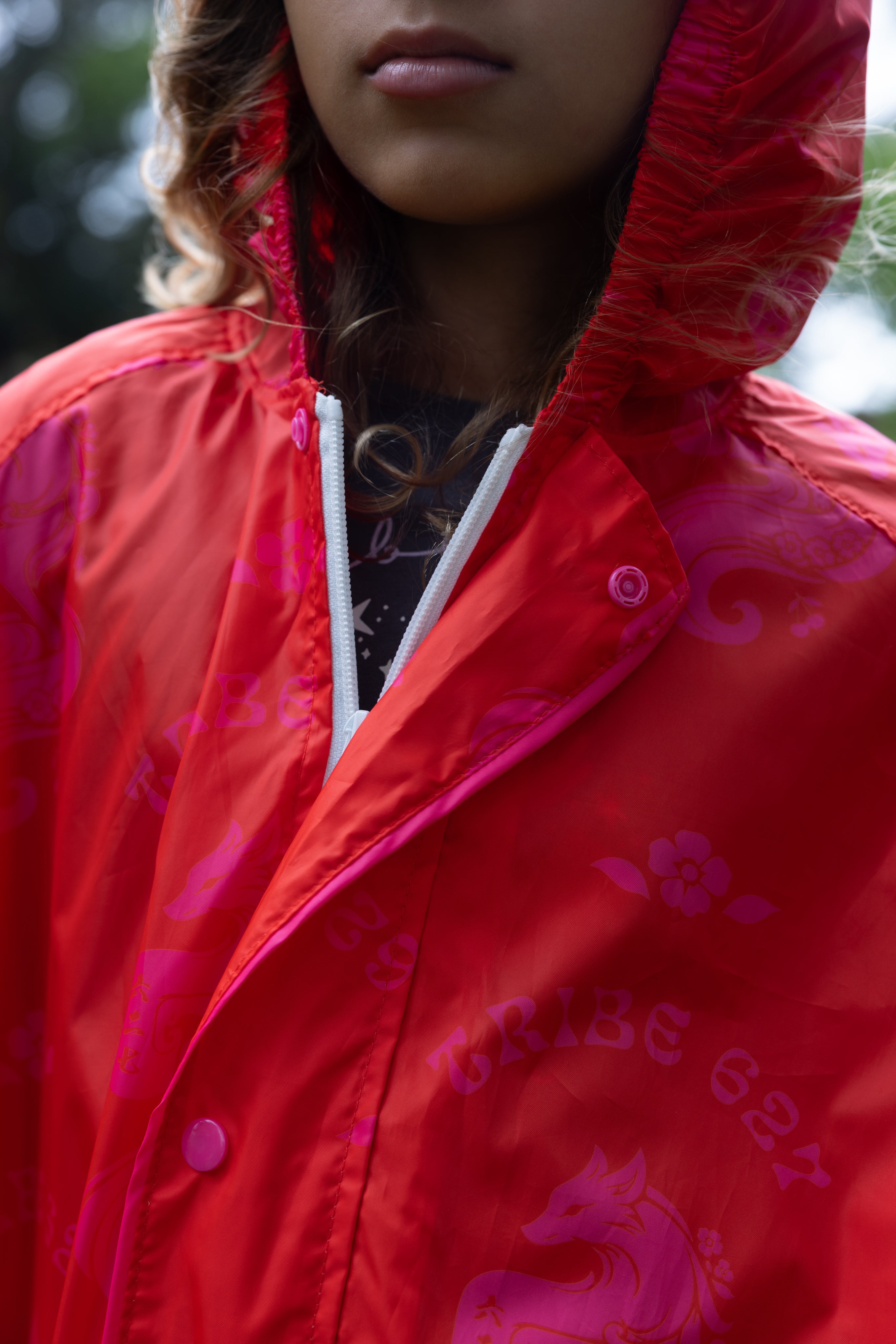 Packable Rain Jacket - Red Fox