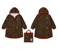 Packable Rain Jacket - Foxy Cheetah
