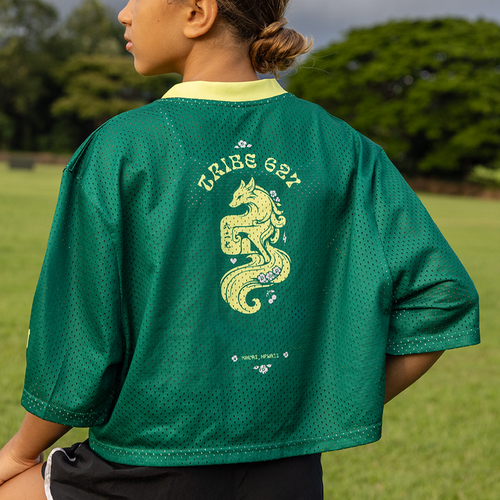 Match Play Crop - Lucky Green