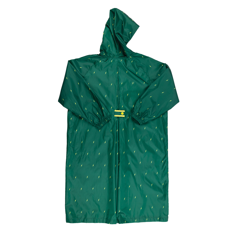 Packable Rain Jacket - Green Lightning