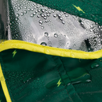 Packable Rain Jacket - Green Lightning
