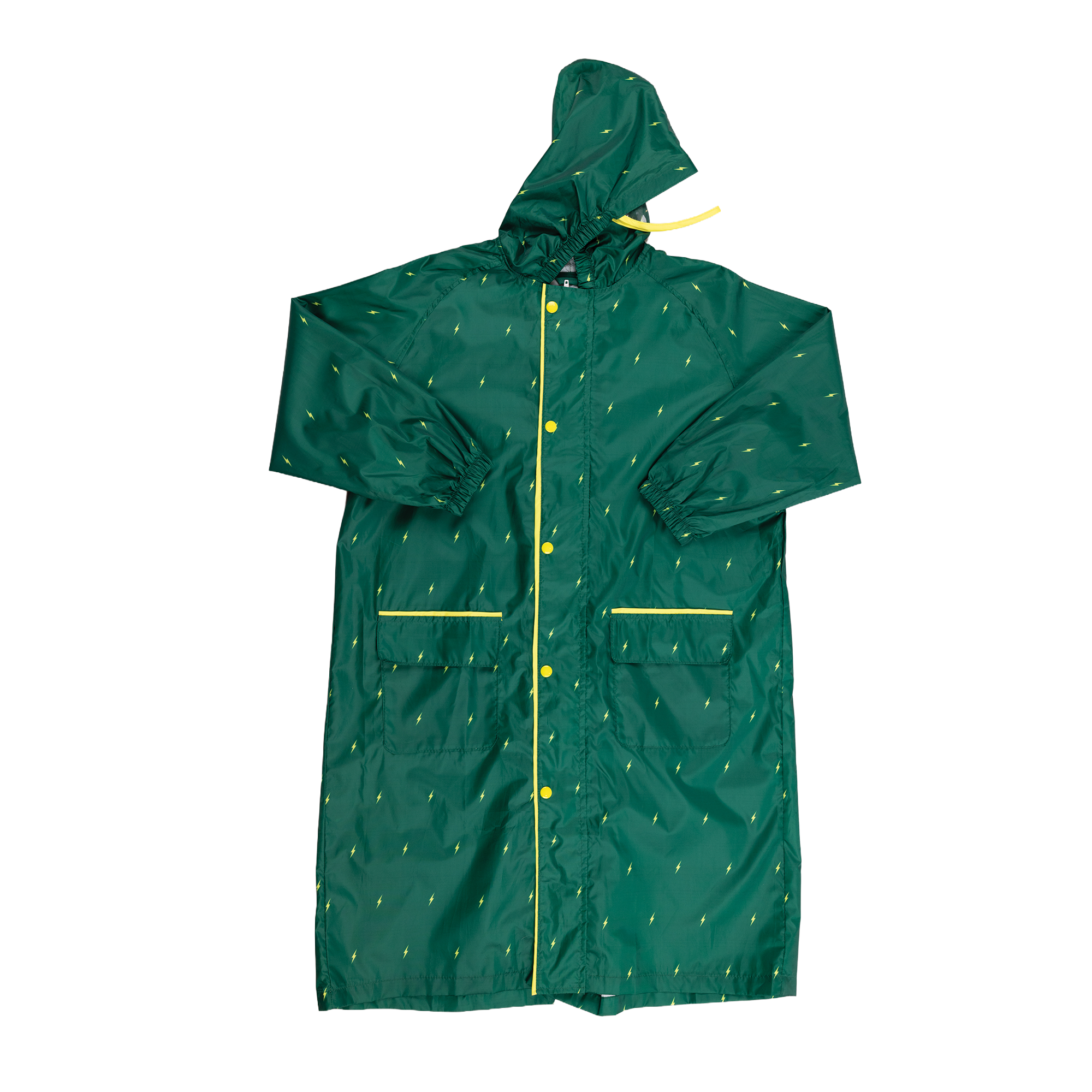 Packable Rain Jacket - Green Lightning