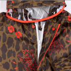 Packable Rain Jacket - Foxy Cheetah